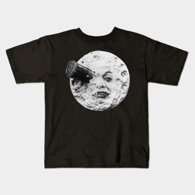 george melies Kids T-Shirt by ezzobair